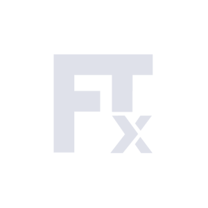 FTX logo-off white